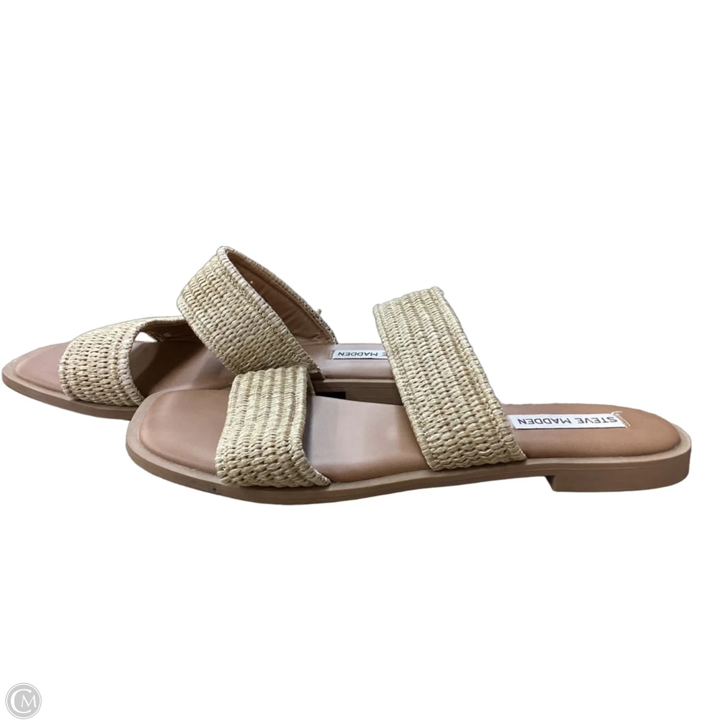 Sandals Flats By Steve Madden In Tan, Size: 9