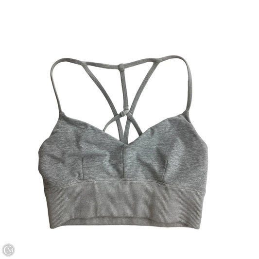 Athletic Bra By Alo In Grey, Size: S