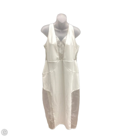 Dress Party Short By Asos In White, Size: 14