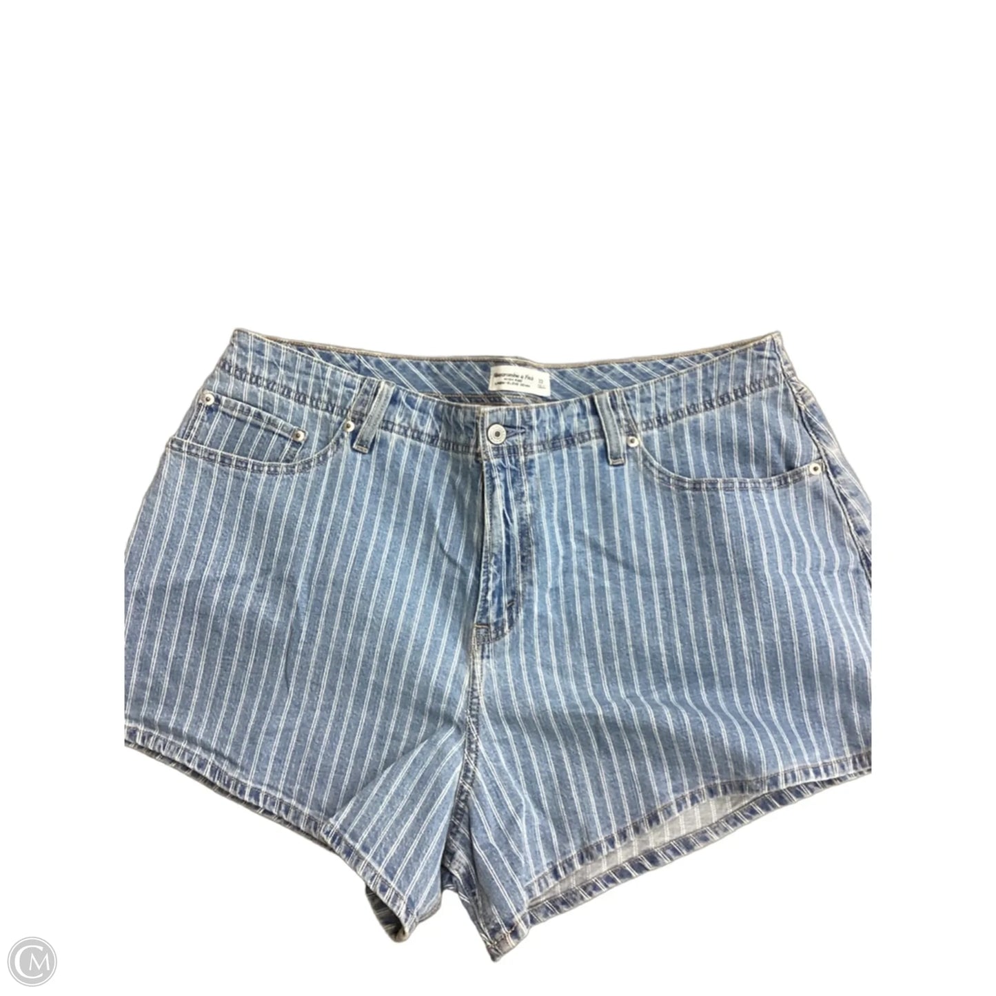 Shorts By Abercrombie And Fitch In Blue Denim, Size: 10