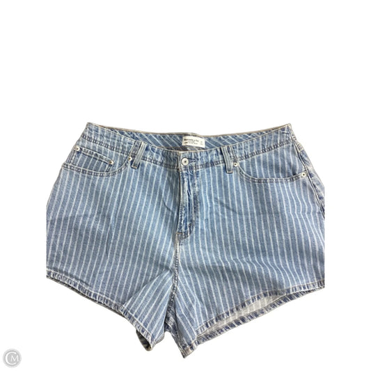 Shorts By Abercrombie And Fitch In Blue Denim, Size: 10