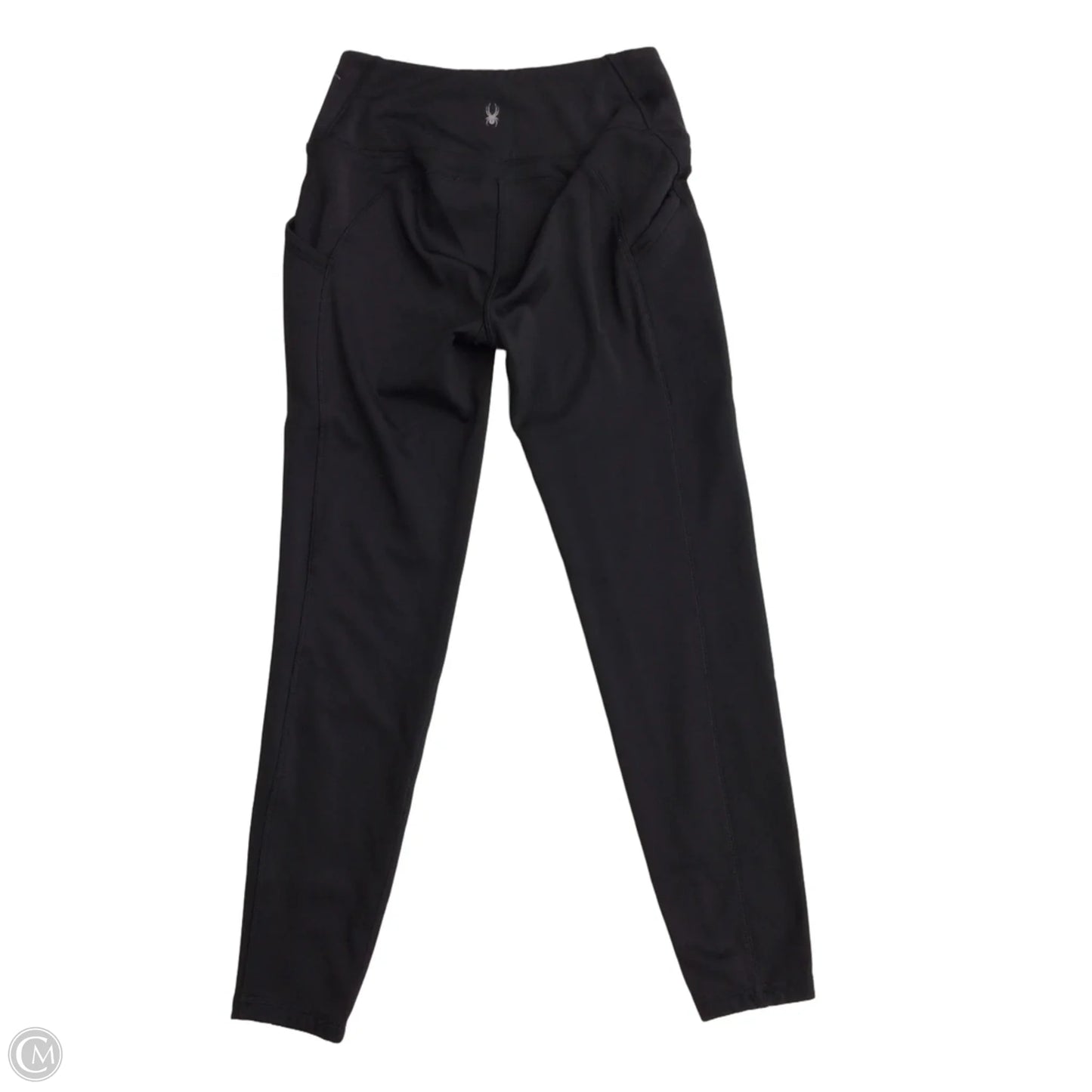 Athletic Leggings By Spyder In Black, Size: S