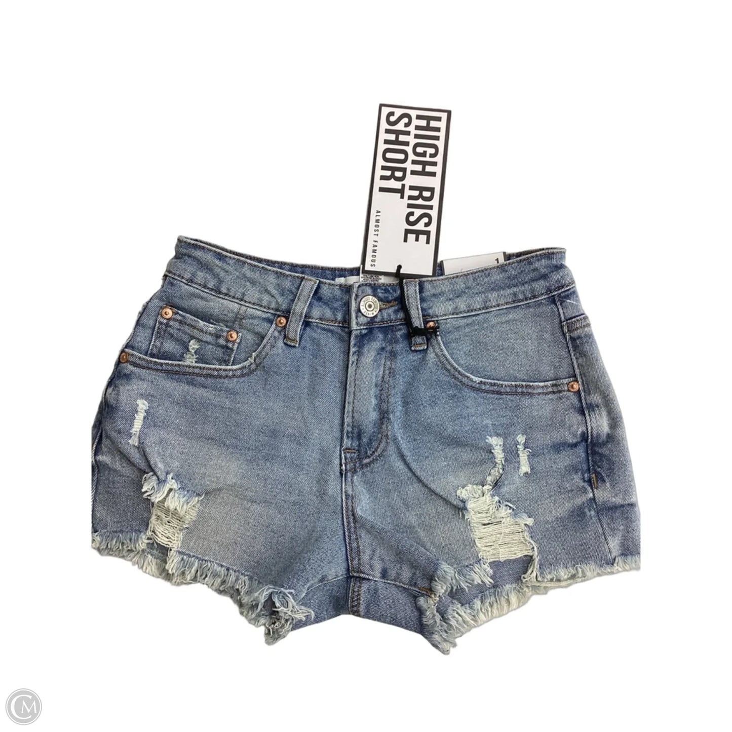 Shorts By Almost Famous In Blue Denim, Size: 0