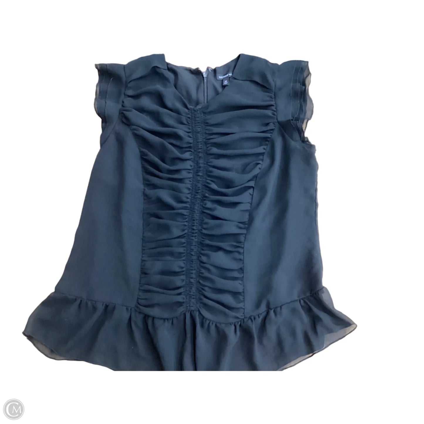 Blouse Sleeveless By Who What Wear In Black, Size: M
