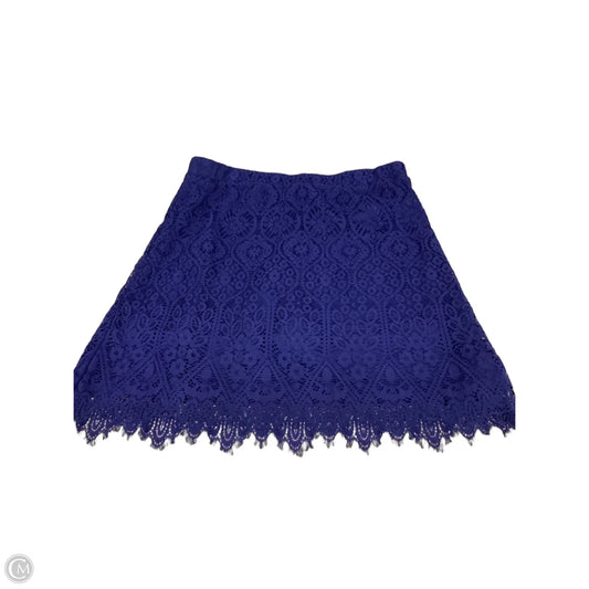 Skirt Mini & Short By Isaac Mizrahi Live Qvc In Navy, Size: 0