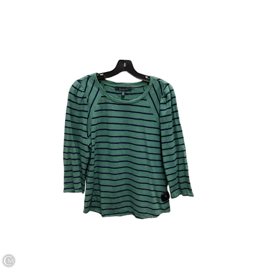 Top 3/4 Sleeve By White House Black Market In Green, Size: L