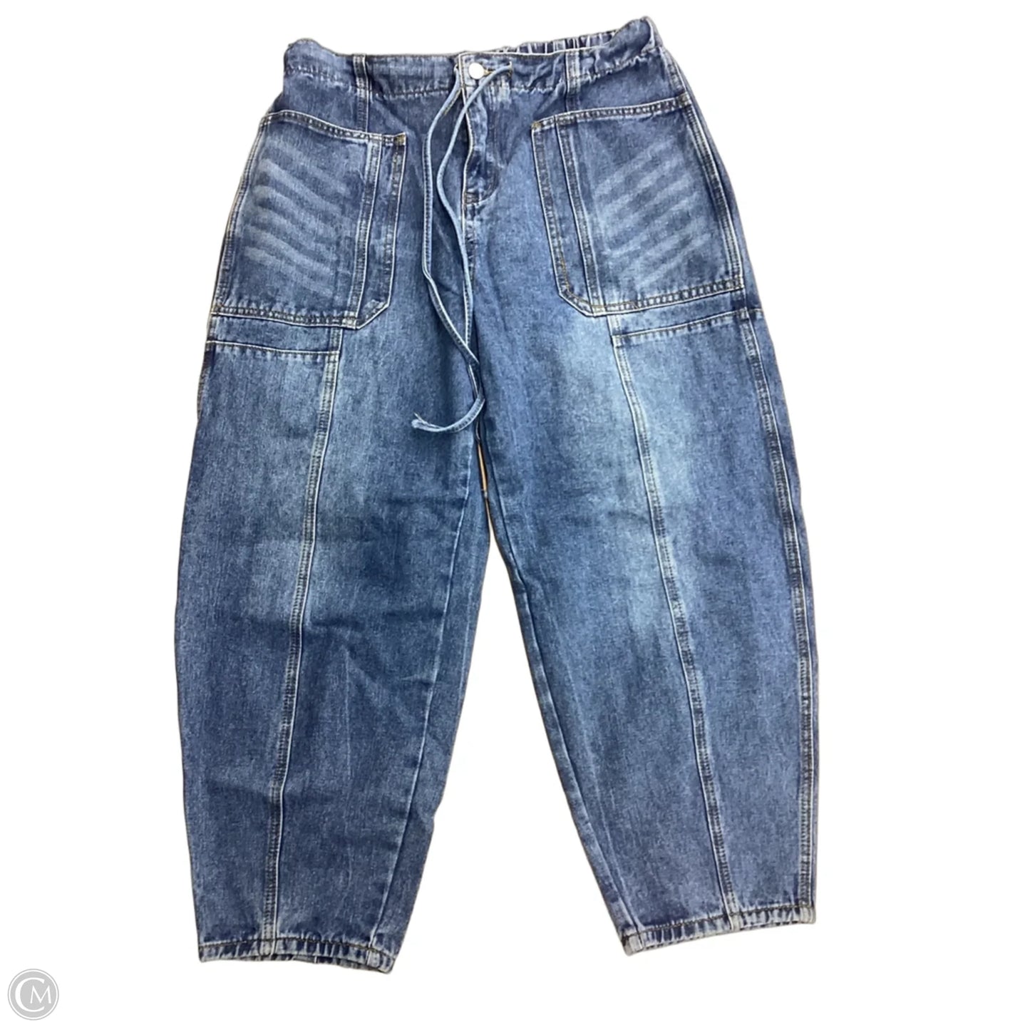 Jeans Boyfriend By Clothes Mentor In Blue Denim, Size: Xl