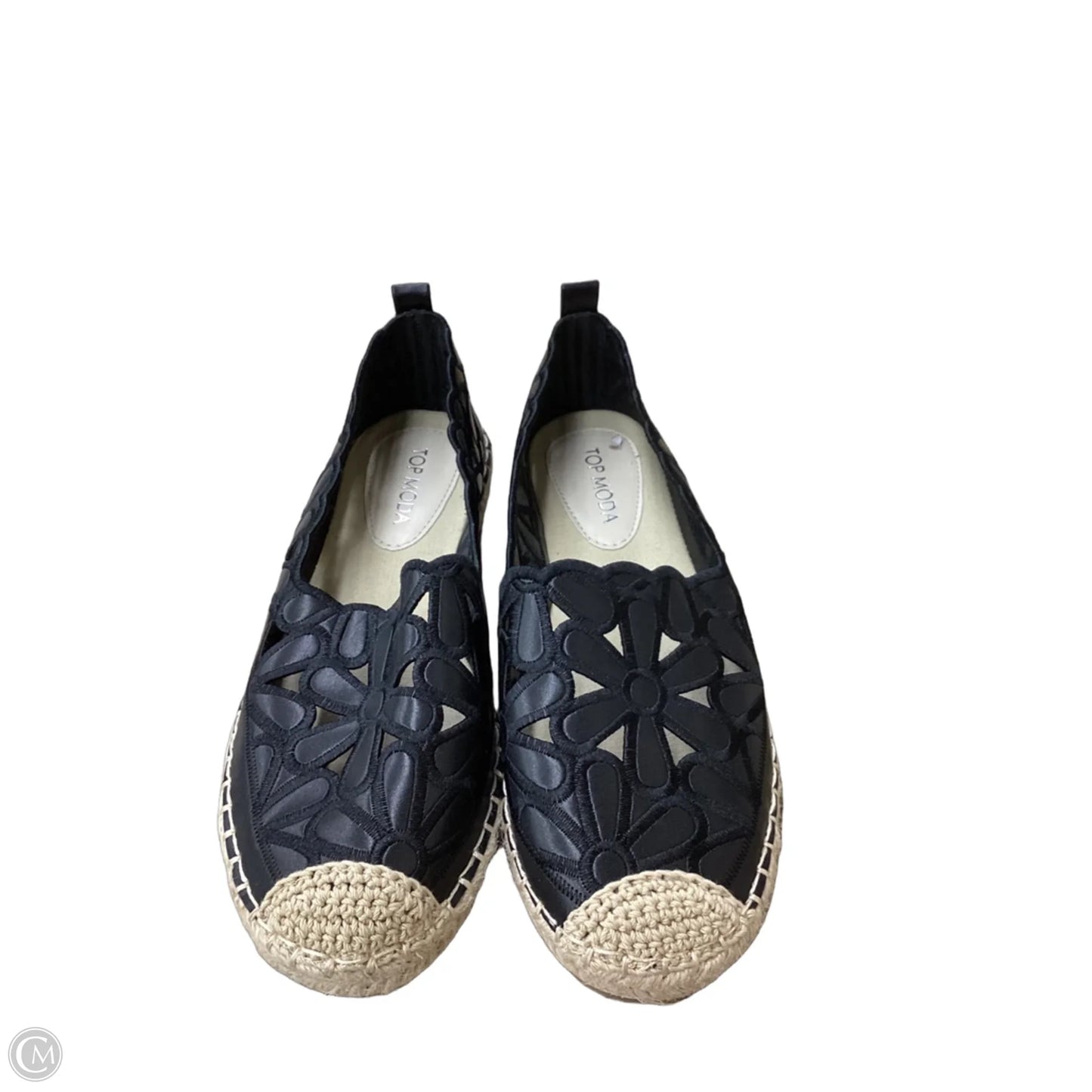 Shoes Flats By Top Moda In Black, Size: 6.5