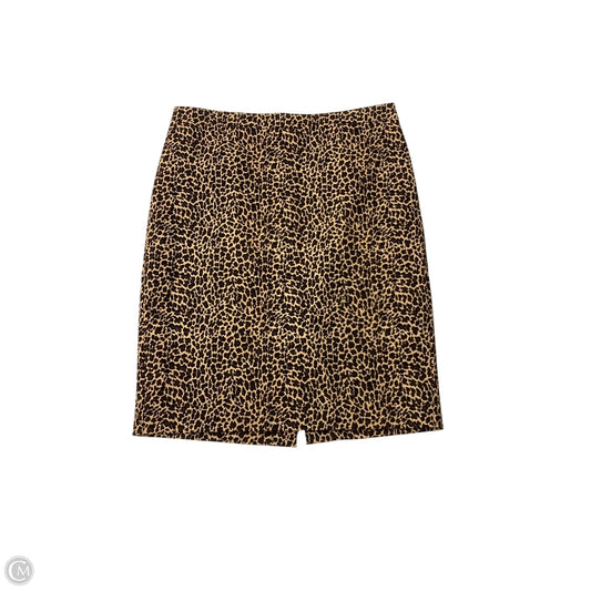 Skirt Midi By J. Crew In Animal Print, Size: 6