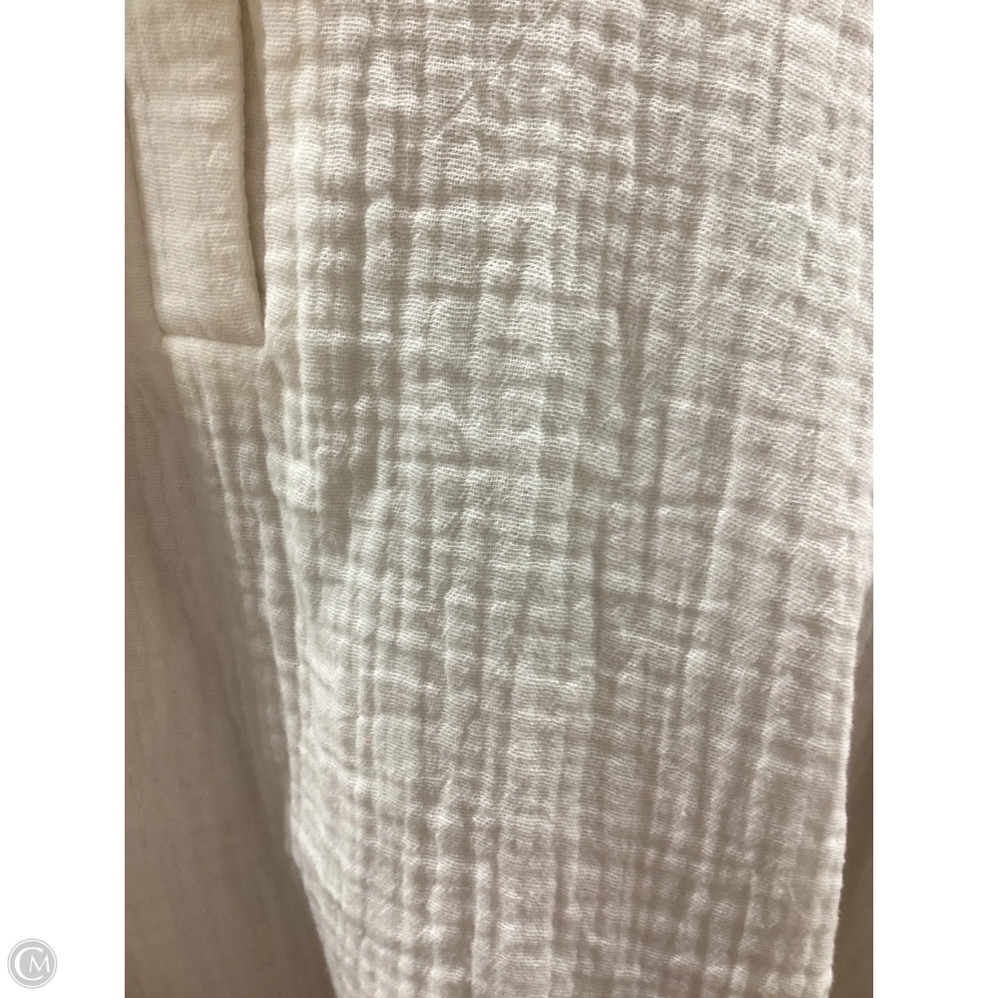 Top Sleeveless By Clothes Mentor In White, Size: L