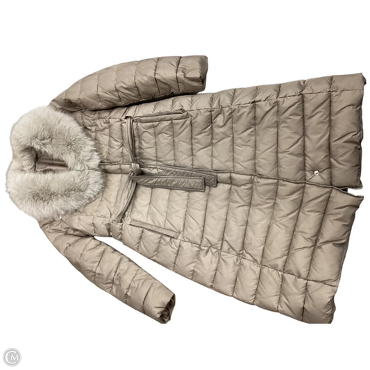 Coat Puffer & Quilted By Cmb In Beige, Size: S