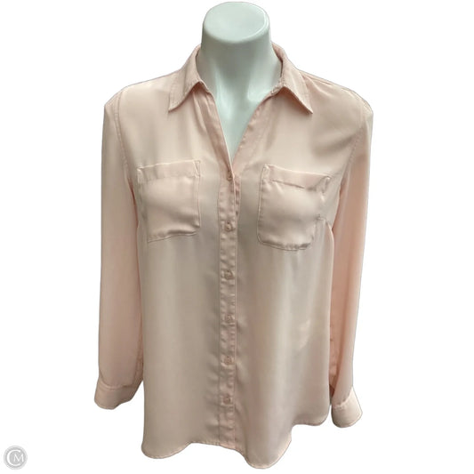 Blouse Long Sleeve By Talbots In Pink, Size: S