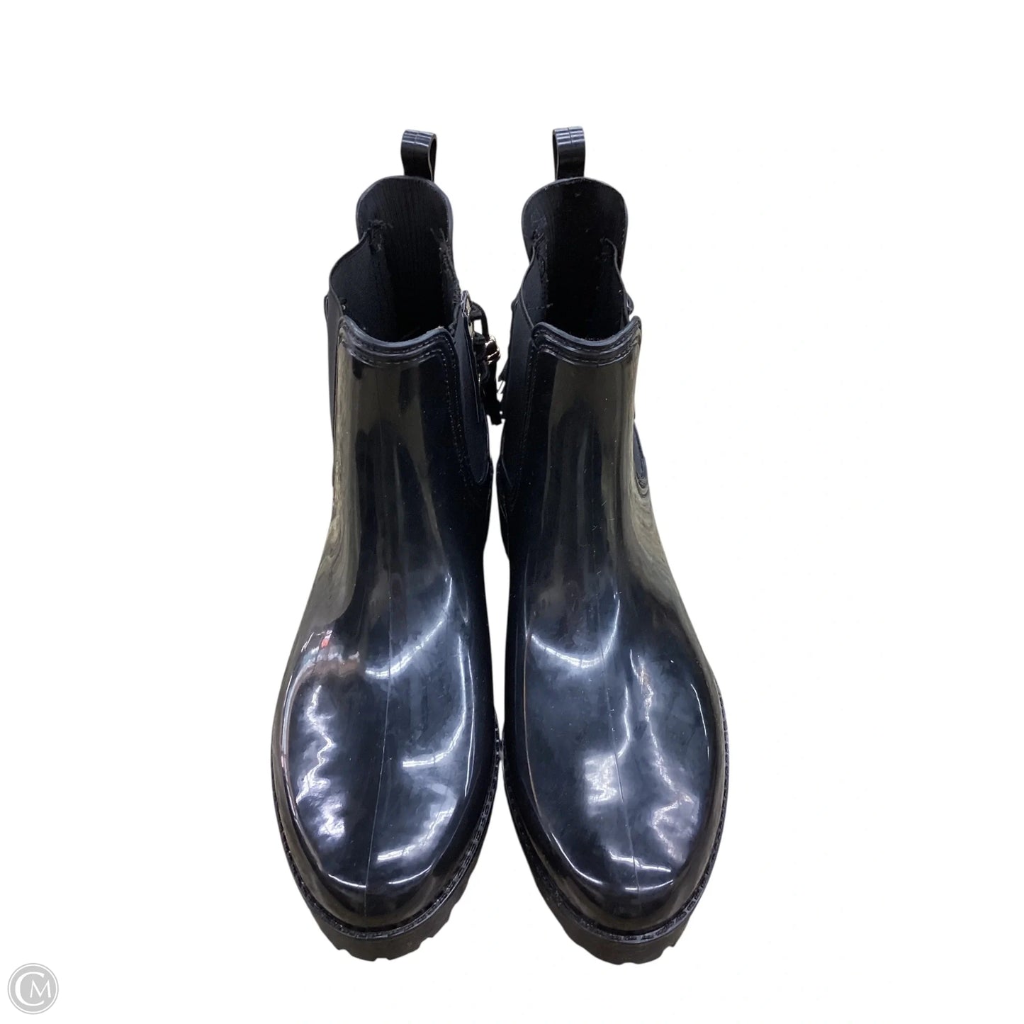 Boots Ankle Flats By Clothes Mentor In Black, Size: 9