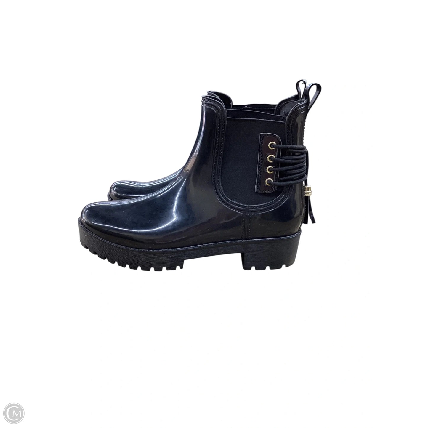 Boots Ankle Flats By Clothes Mentor In Black, Size: 9