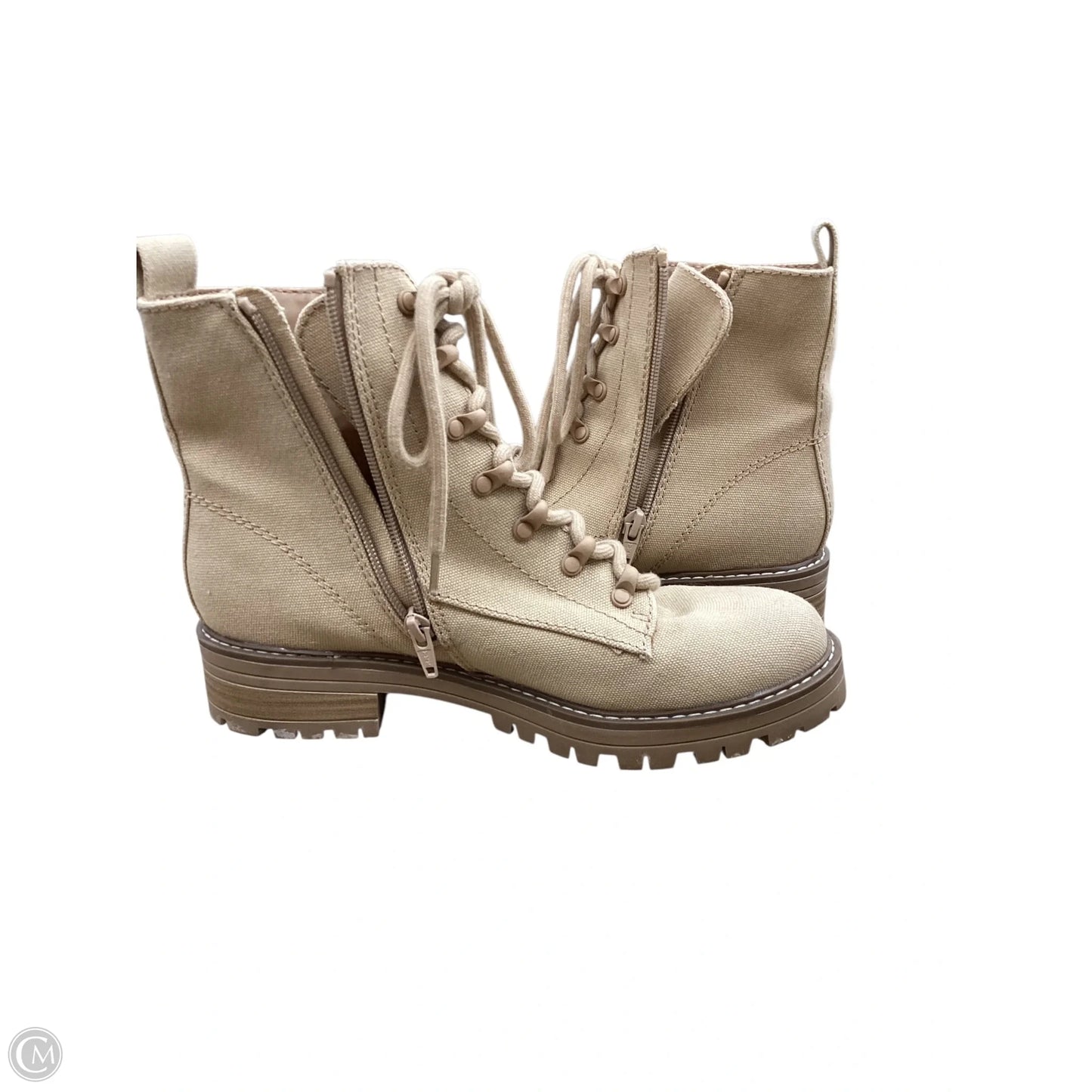 Boots Combat By Universal Thread In Tan, Size: 9