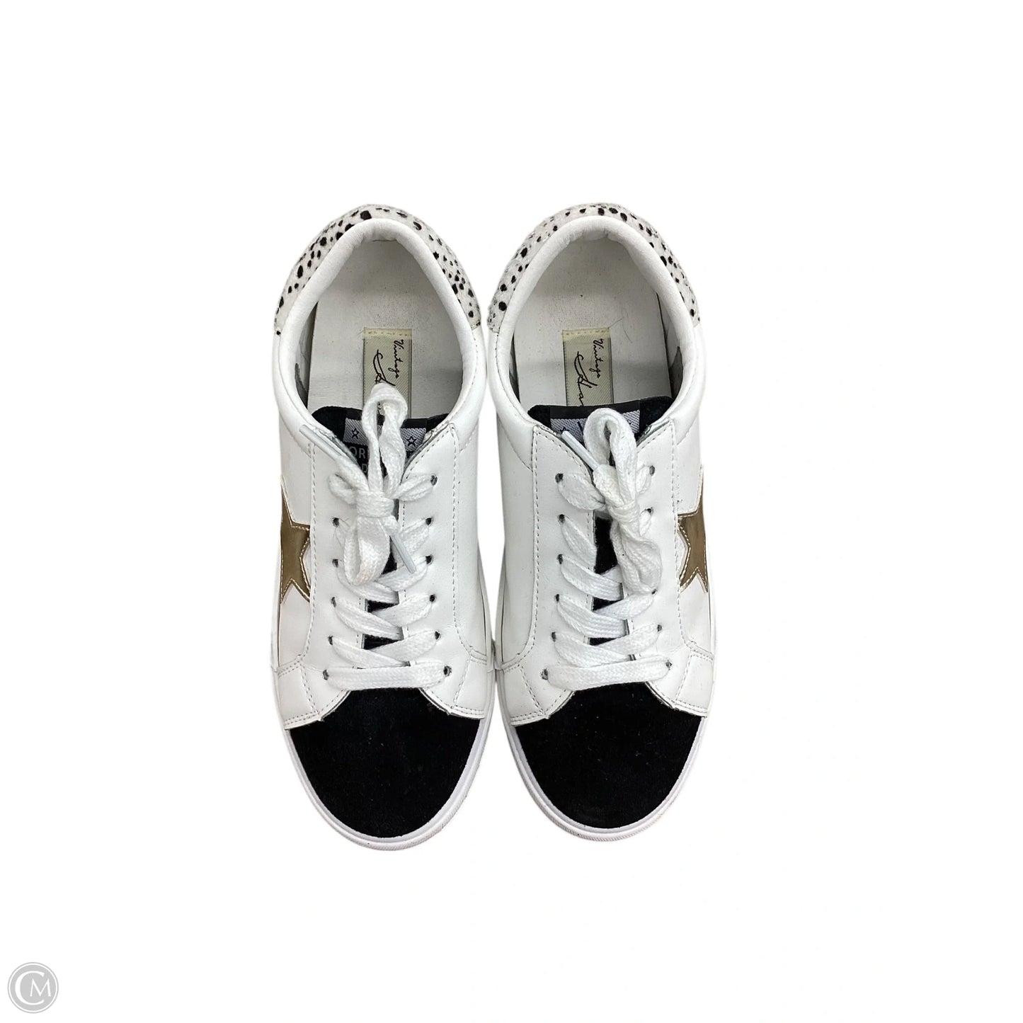 Shoes Sneakers By Vintage Havana In Black & White, Size: 7