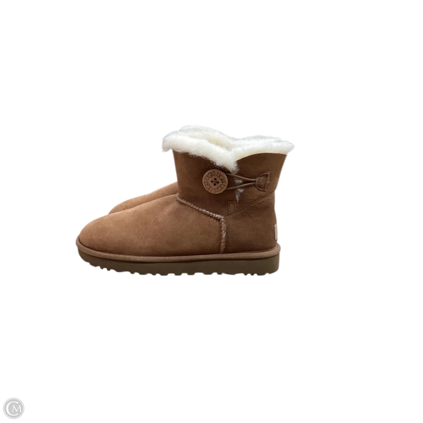 Boots Designer By Ugg In Brown, Size: 7