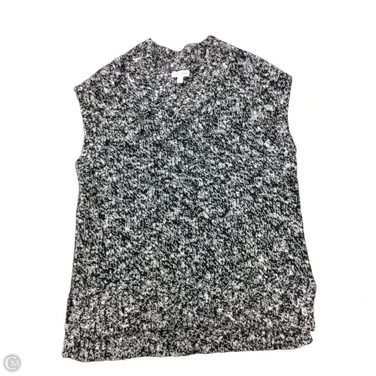 Sweater Short Sleeve By Nordstrom In Black & White, Size: M