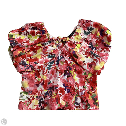 Blouse Short Sleeve By Marc New York In Red, Size: S