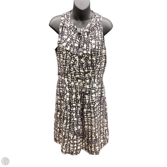Dress Designer By Kate Spade In Black & Cream, Size: S