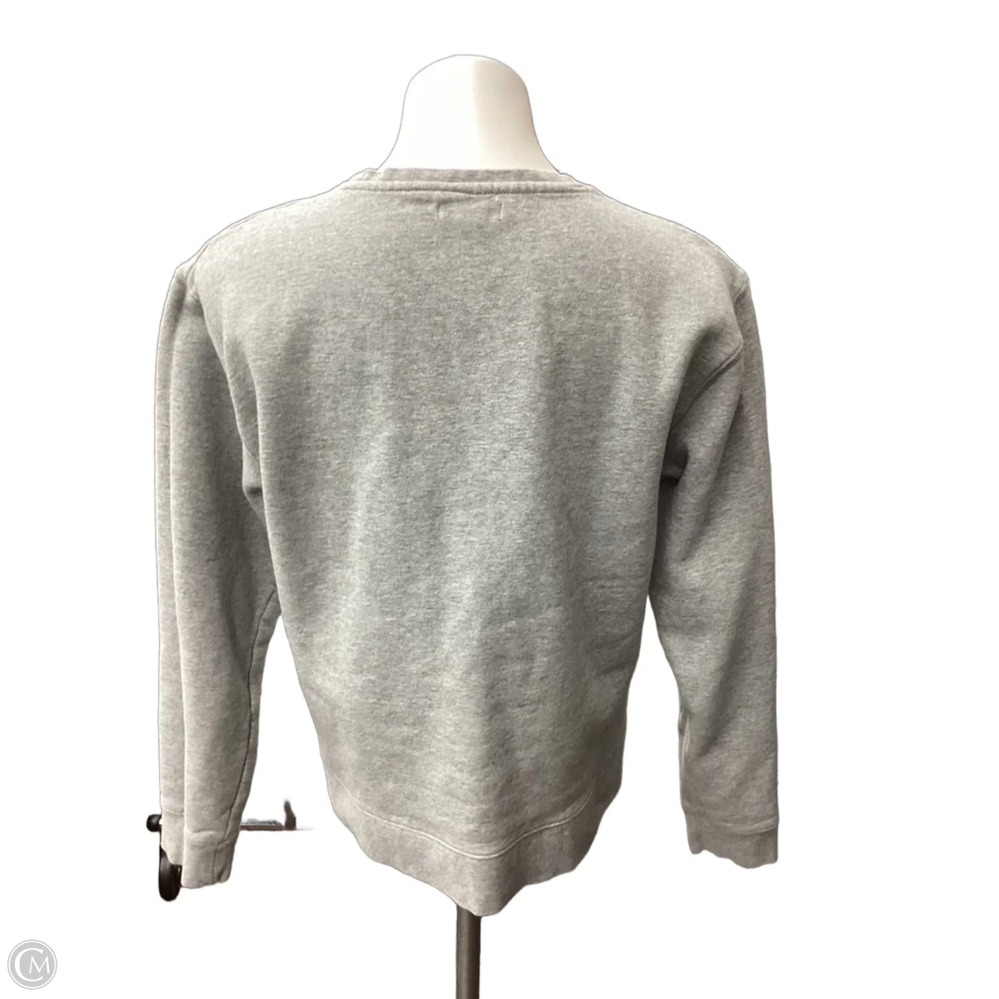 Sweatshirt Crewneck By Quince In Grey, Size: M
