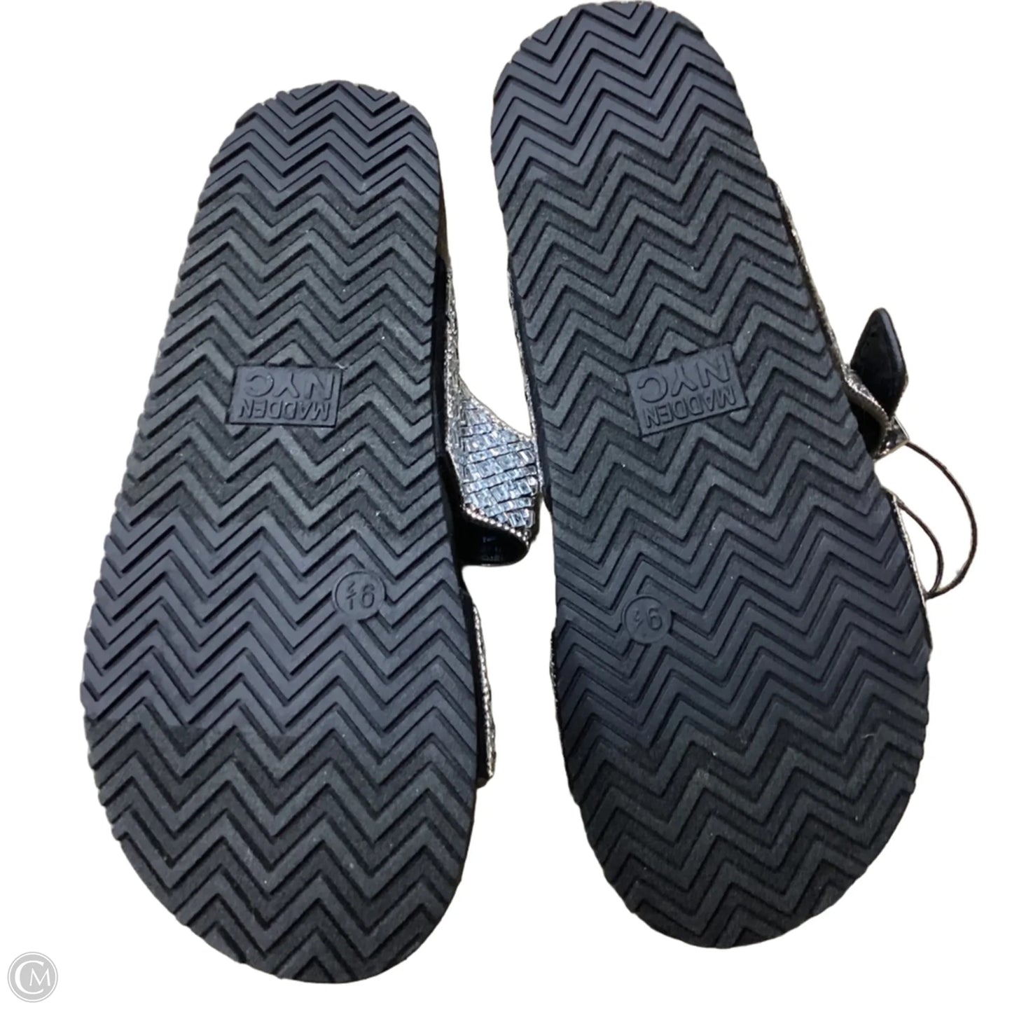 Sandals Flats By Madden Nyc In Silver, Size: 9.5