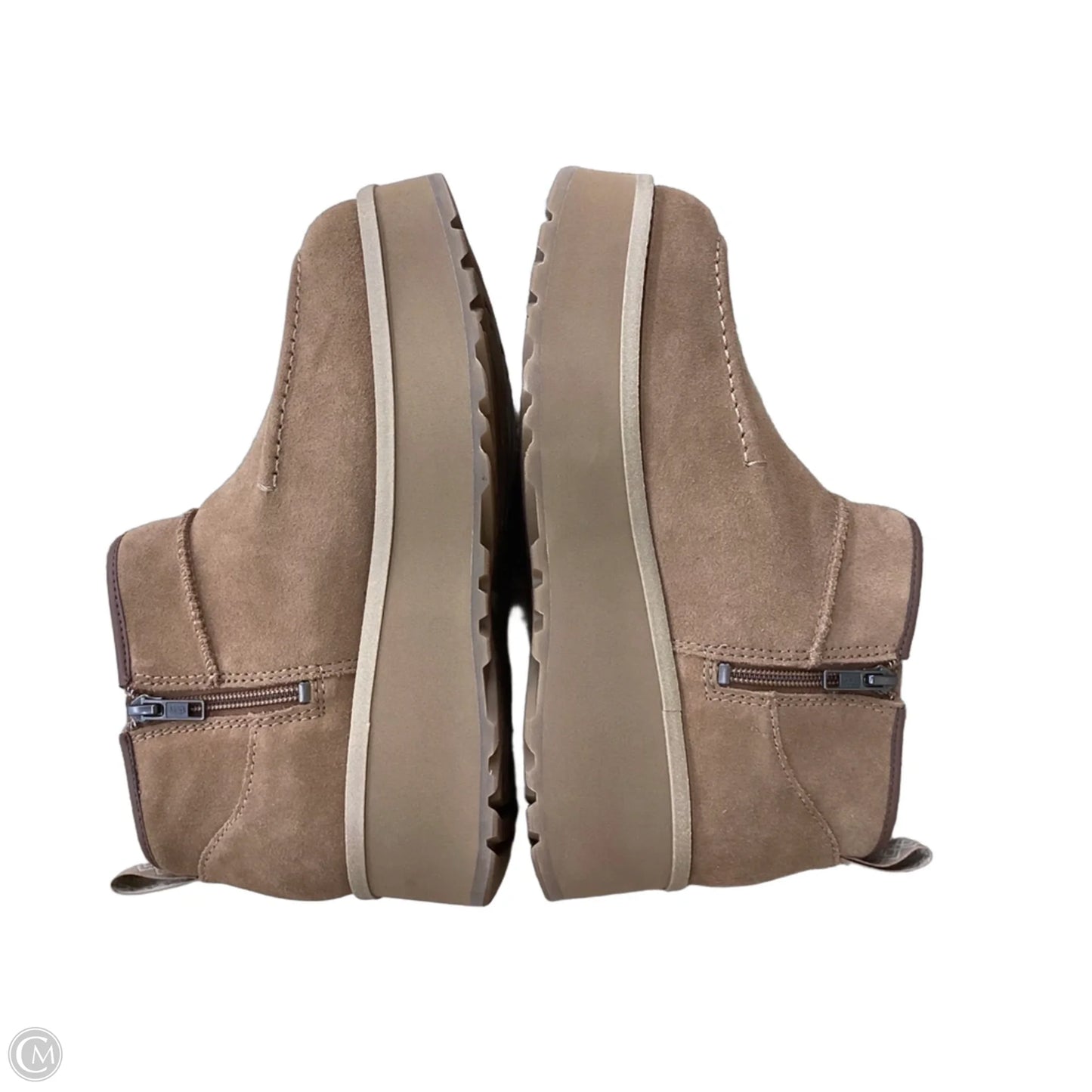 Boots Designer By Ugg In Brown, Size: 8.5