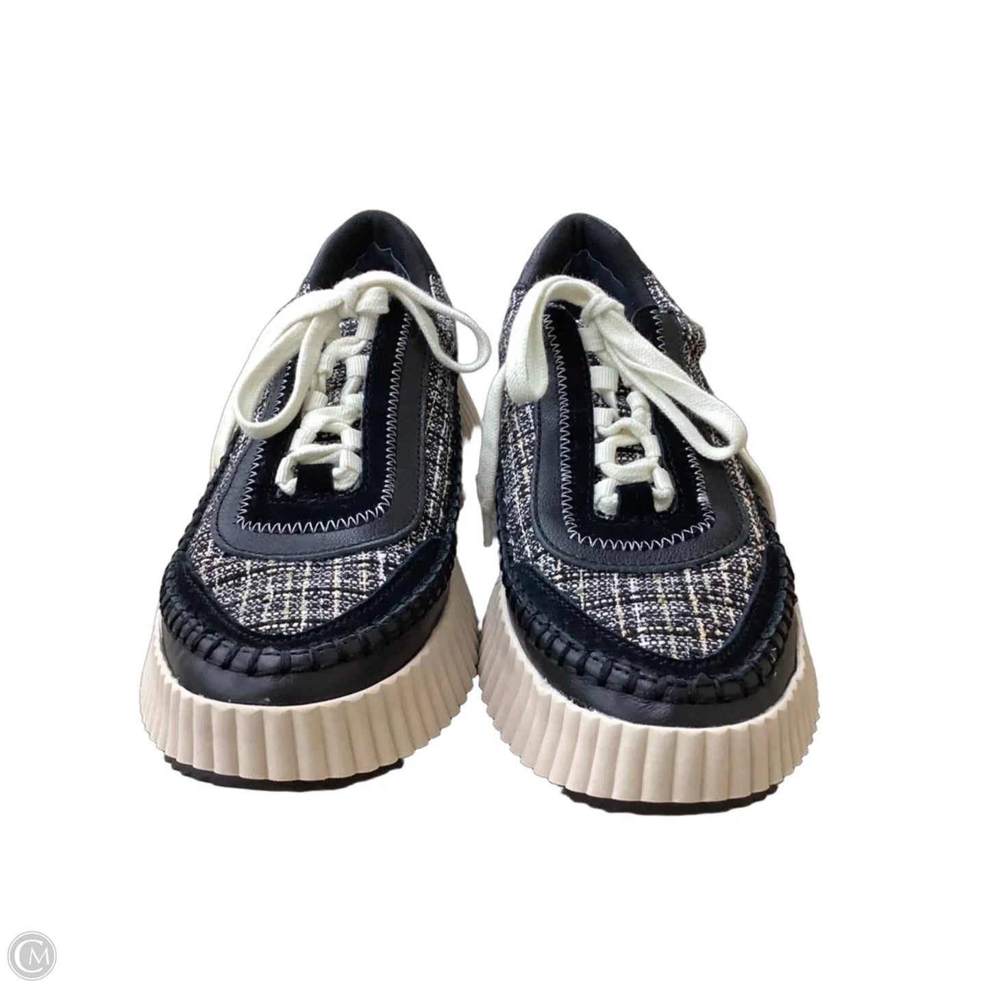 Shoes Sneakers By Dolce Vita In Black & Tan, Size: 8.5