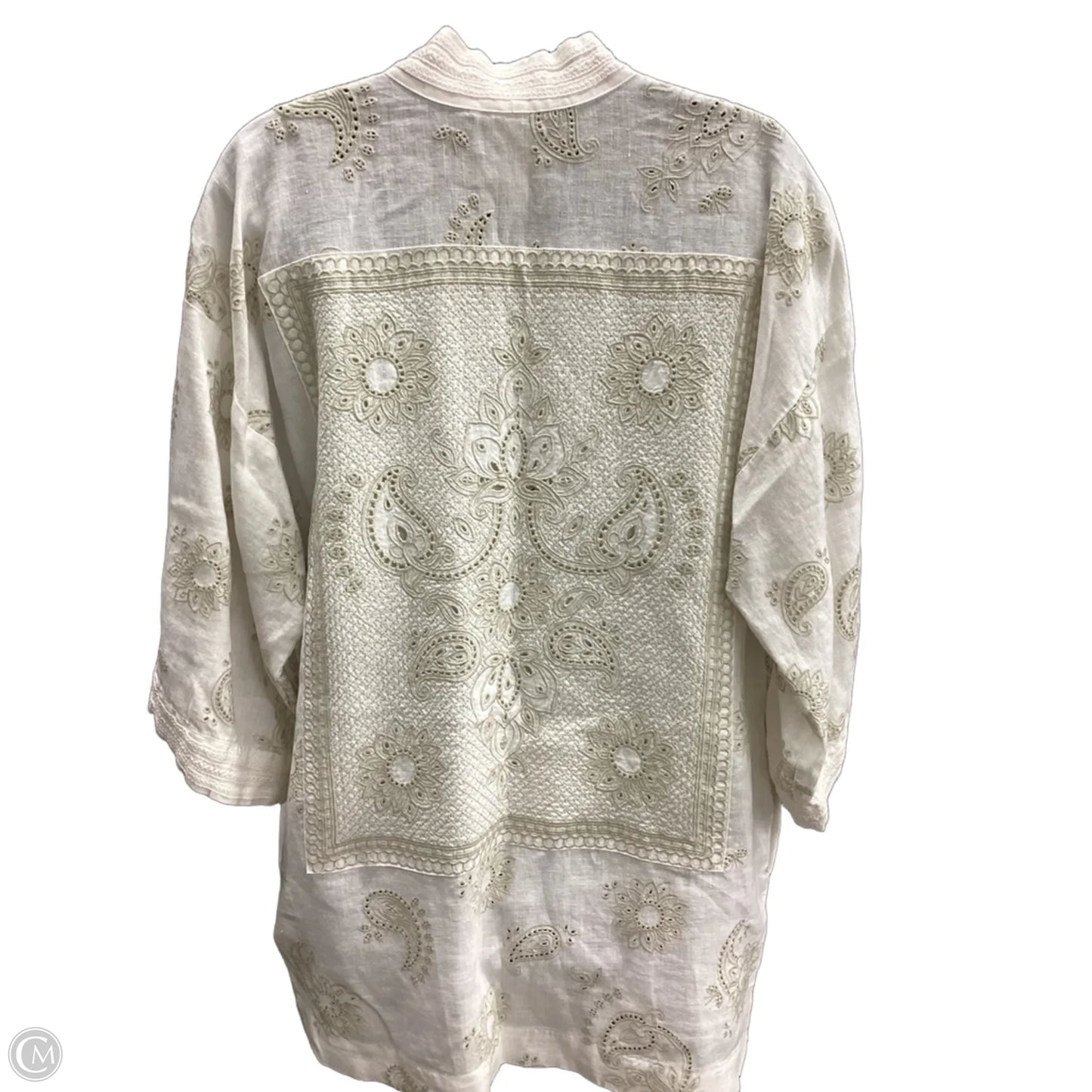 Kimono By Johnny Was In Beige, Size: M