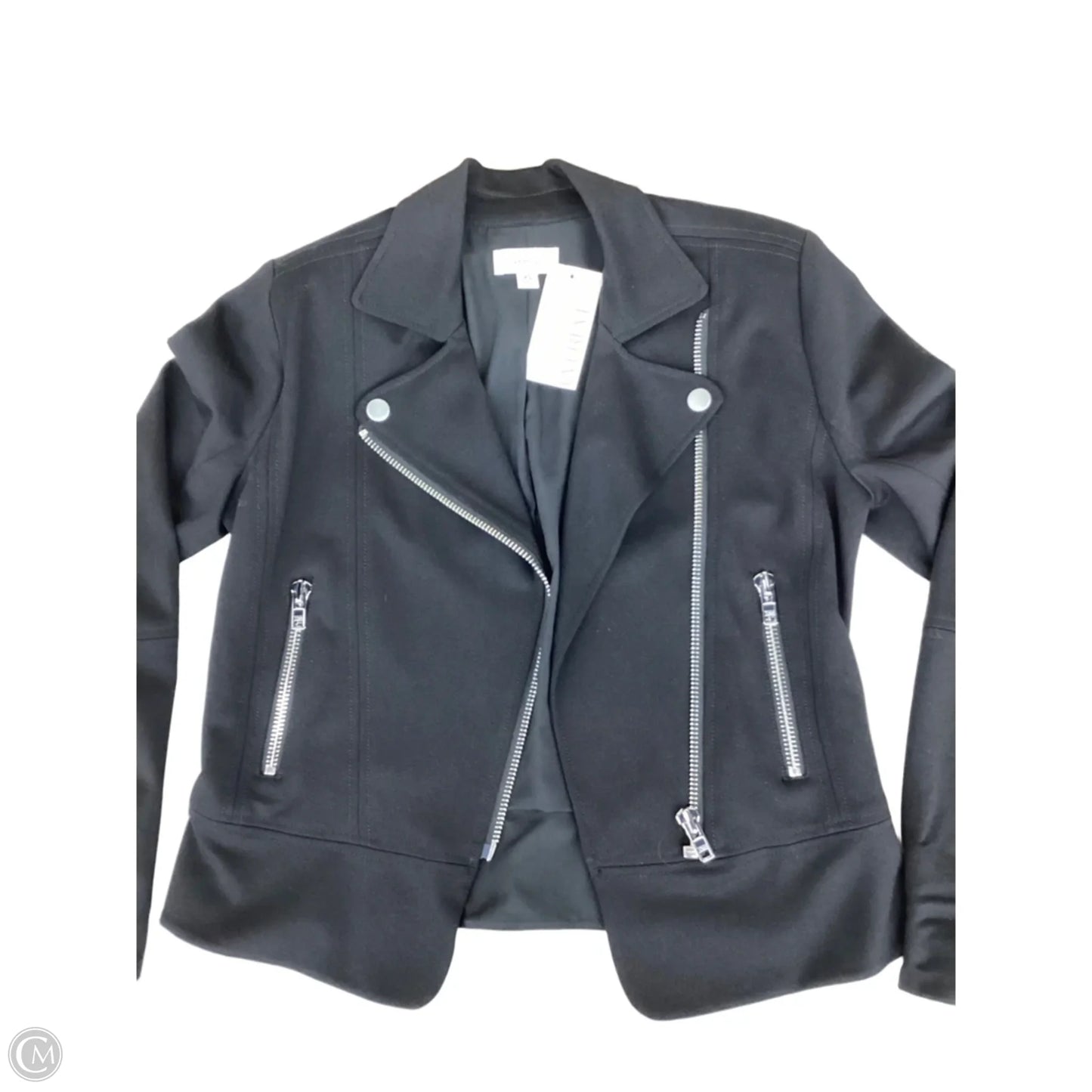 Jacket Moto By Evereve In Black, Size: Xs