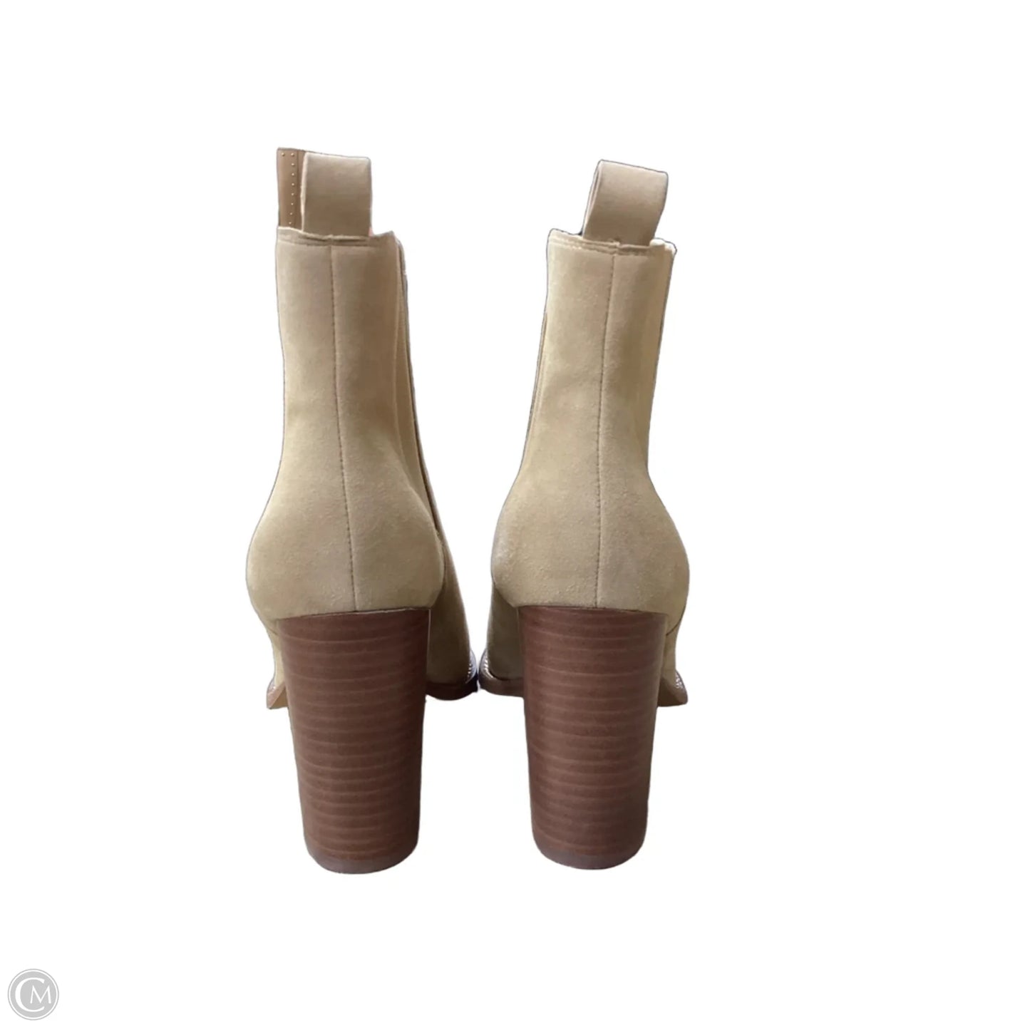Boots Mid-calf Heels By Vince Camuto In Tan, Size: 10