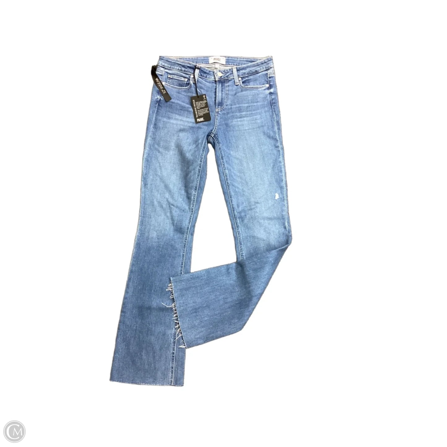 Jeans Boot Cut By Paige In Blue Denim, Size: 6