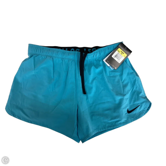 Athletic Shorts By Nike In Teal, Size: S