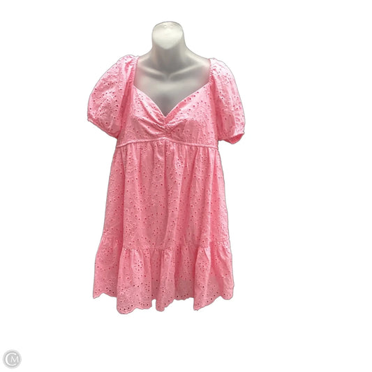 Dress Casual Short By Trixxi In Pink, Size: L