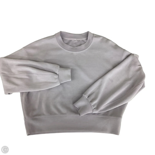 Athletic Top Long Sleeve Crewneck By Lululemon In Purple, Size: Xs