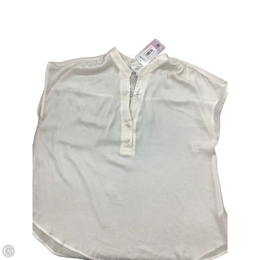 Blouse Sleeveless By Blu Pepper In Ivory, Size: 1x