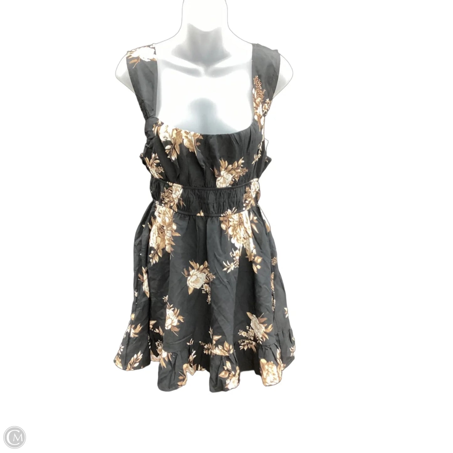 Dress Casual Short By Clothes Mentor In Black & Tan, Size: L