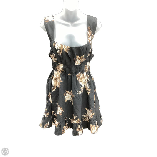 Dress Casual Short By Clothes Mentor In Black & Tan, Size: L