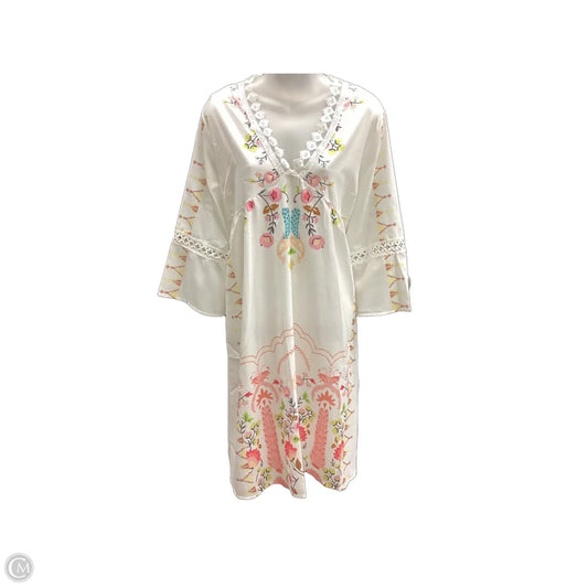 Dress Party Midi By Clothes Mentor In Floral Print, Size: 2x