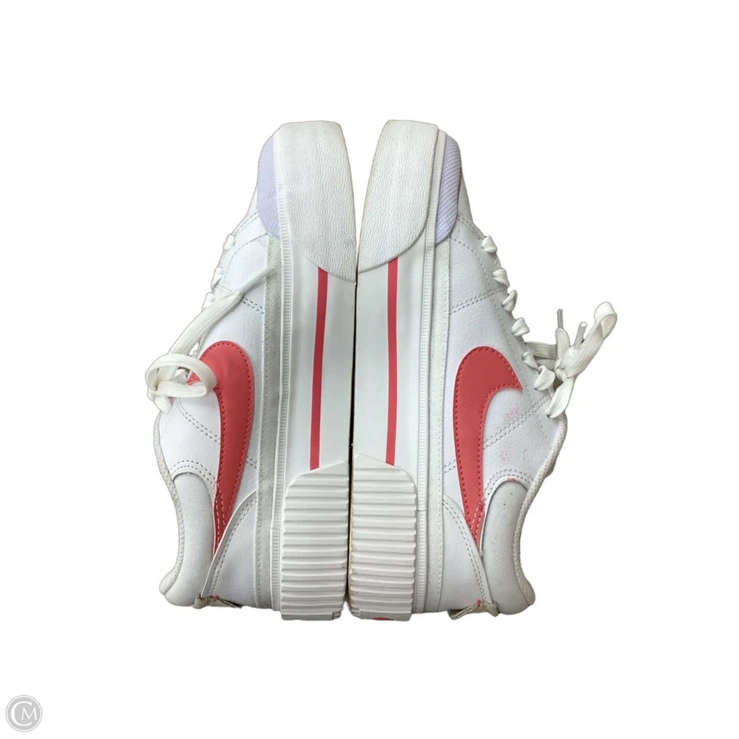 Shoes Sneakers By Nike In Pink & White, Size: 6.5