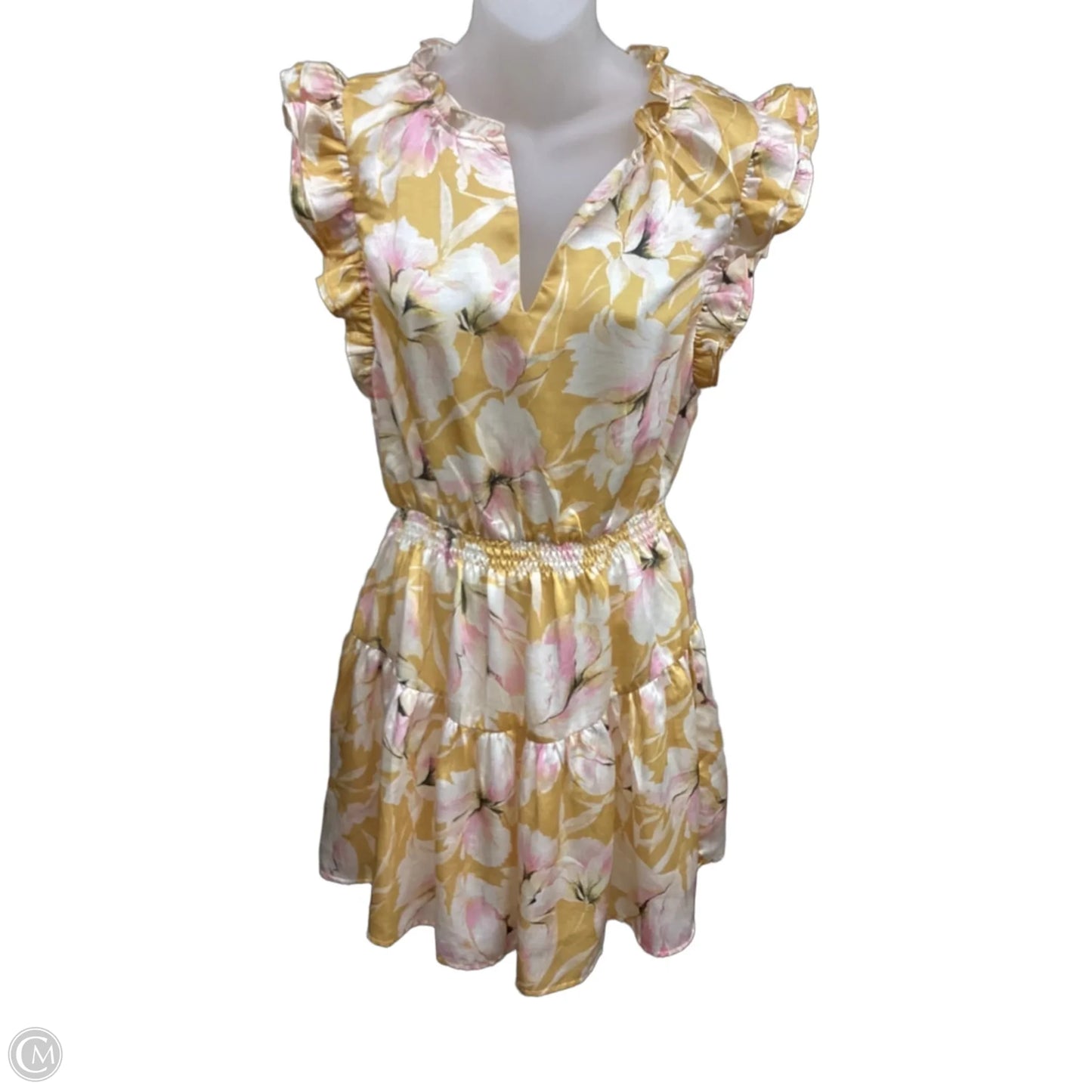 Dress Party Short By Steve Madden In Yellow, Size: M