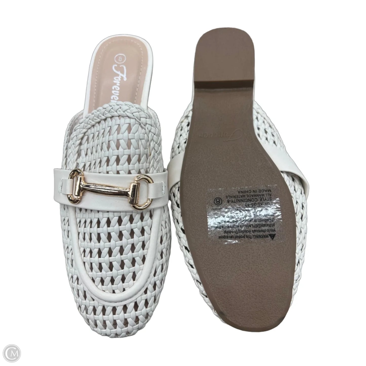 Shoes Flats By Forever In Cream, Size: 8