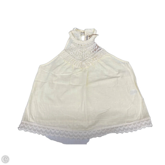 Top Sleeveless By Listicle In Yellow, Size: L