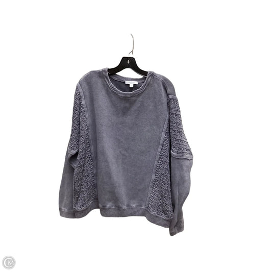 Top Long Sleeve By J. Jill In Grey, Size: L