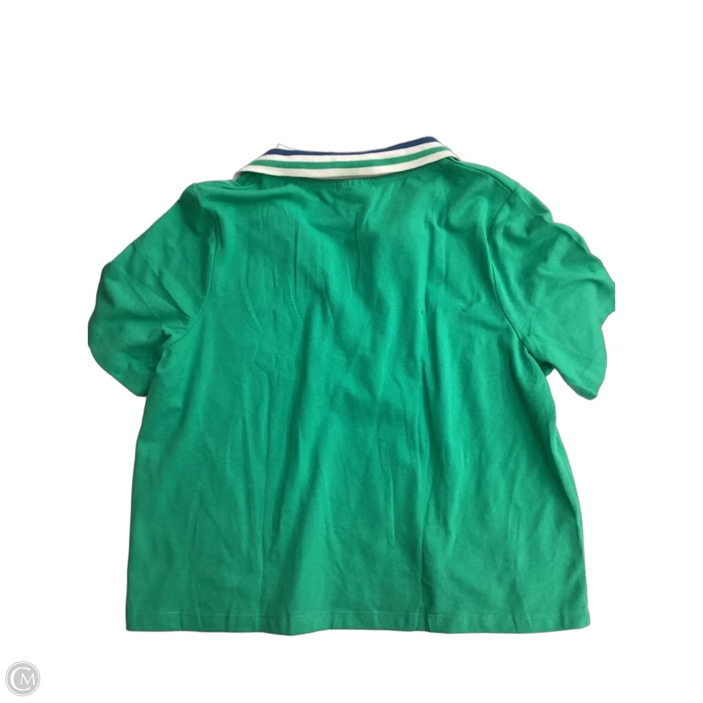 Top Short Sleeve By Crane In Green, Size: L