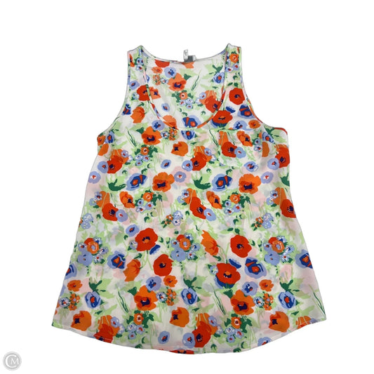 Blouse Sleeveless By Joie In Floral Print, Size: Xs
