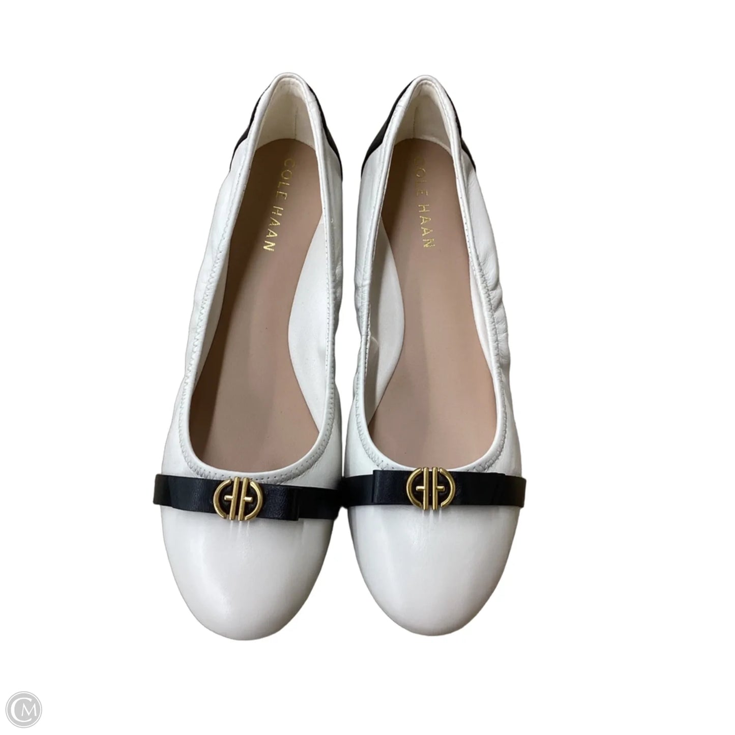 Shoes Flats By Cole-haan In Black & White, Size: 7.5