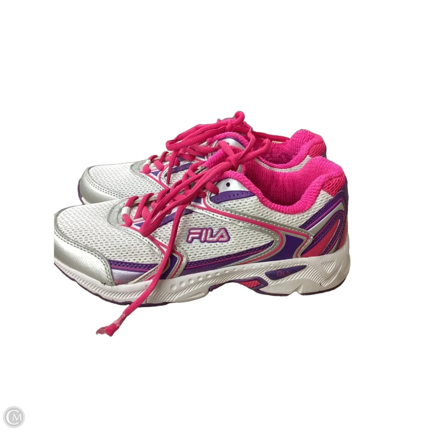 Shoes Athletic By Fila In Pink & White, Size: 7.5