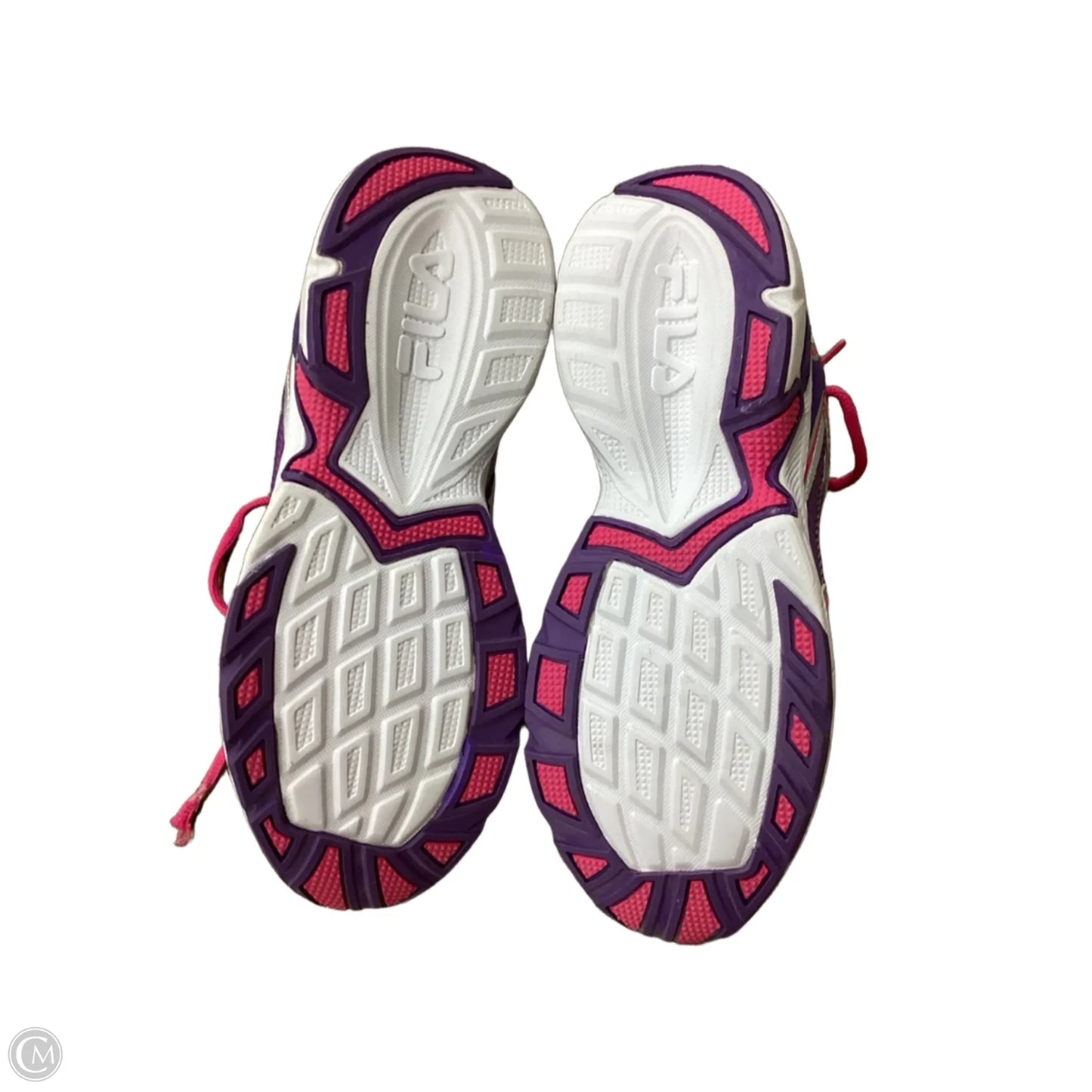 Shoes Athletic By Fila In Pink & White, Size: 7.5