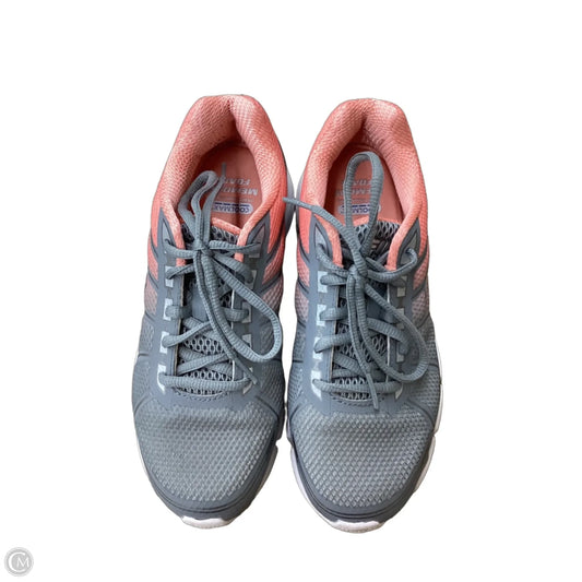Shoes Athletic By Fila In Grey & Orange, Size: 7